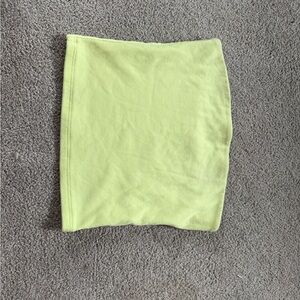 Neon Green Women's tube top